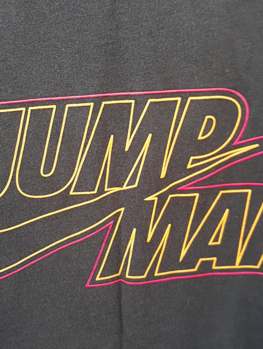 Nike Jordan Jumpman T Shirt Mens 3XL Black Red Yellow Neon Graphic Short Sleeve - Picture 3 of 8